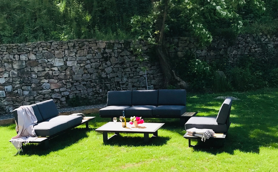 Salon de jardin - Gîte de groupe - La Maison de Gabin & Augustin